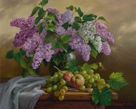 &amp;quot;Сирень с виноградом (2 вариант)&amp;quot;