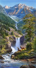 &amp;quot;Водопад в горах&amp;quot;